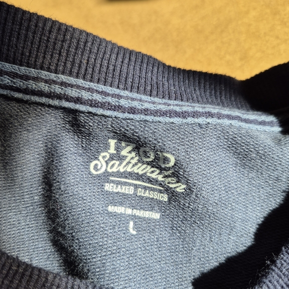 Izod Saltwater, Blue Camouflage Sweatshirt 2558/252 - Picture 6 of 9